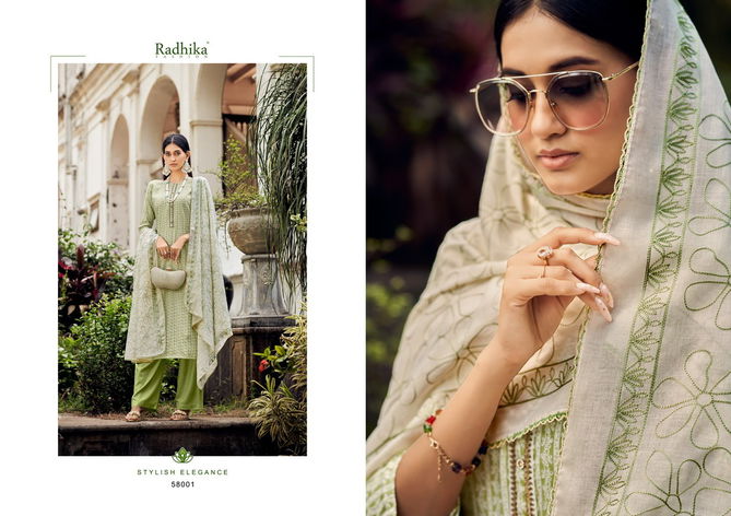 Azara Blossom 13 By Radhika Printed Cotton Dress Material Catalog